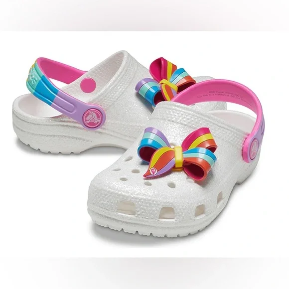 Crocs Kids' Jojo Siwa Glitter Rainbow Clog Toddler Size C5 - Picture 1 of 4